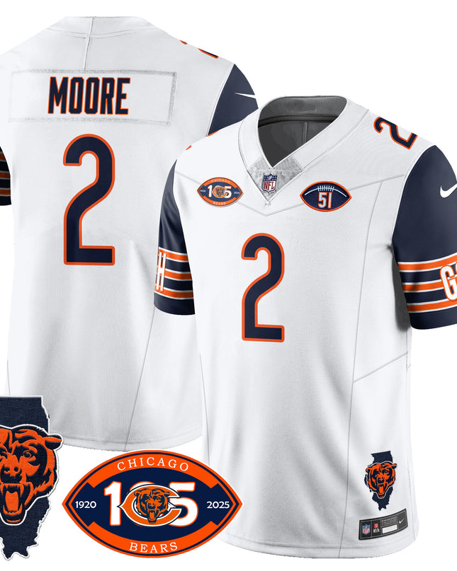 Men's Bears 1920-2025 - The Bears Jersey - All Stitched