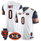 D'Andre Swift - 0 / Navy Sleeve / S