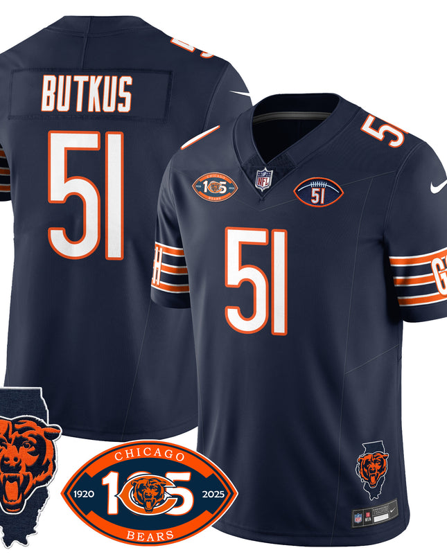 Men's Bears 1920-2025 - The Bears Jersey - All Stitched