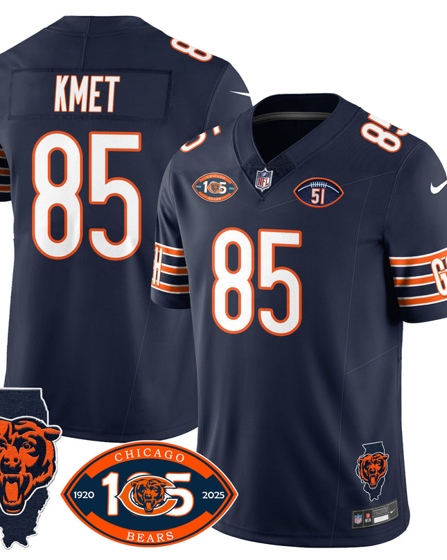 Men's Bears 1920-2025 - The Bears Jersey - All Stitched