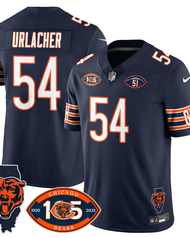 Men's Bears 1920-2025 - The Bears Jersey - All Stitched