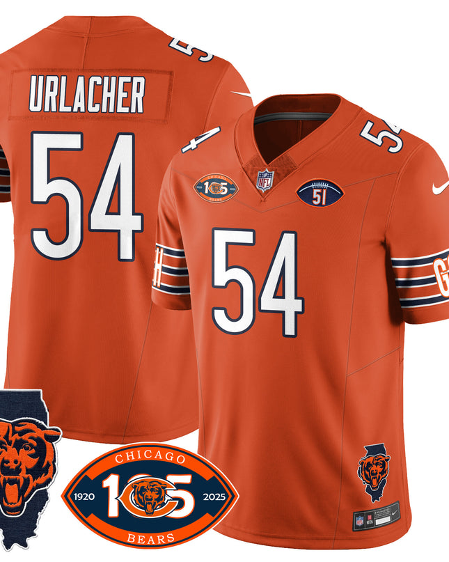 Men's Bears 1920-2025 - The Bears Jersey - All Stitched