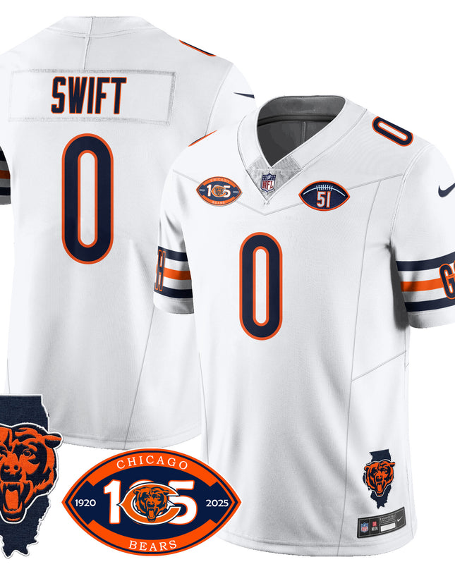 Men's Bears 1920-2025 - The Bears Jersey - All Stitched