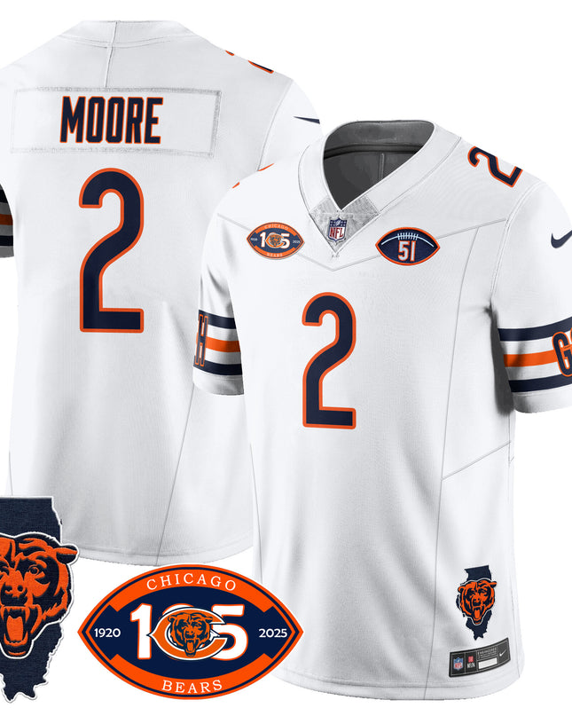 Men's Bears 1920-2025 - The Bears Jersey - All Stitched