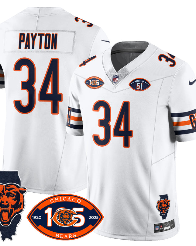 Men's Bears 1920-2025 - The Bears Jersey - All Stitched