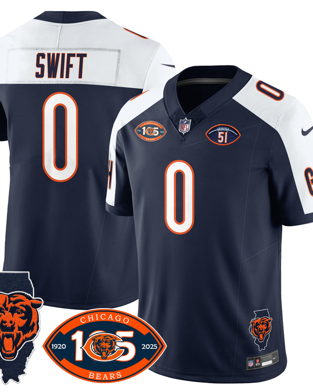 Men's Bears 1920-2025 - The Bears Jersey - All Stitched