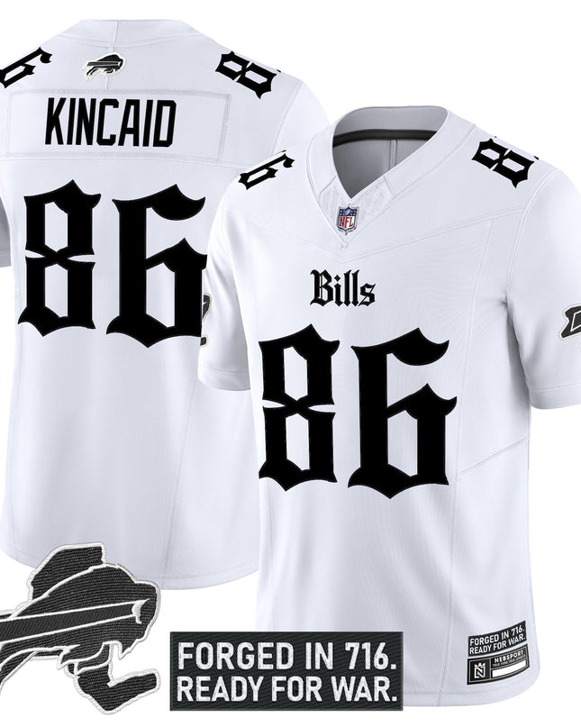 Men's Buffalo Bills 'Gothic Cold Front Edition' Vapor Limited Jersey - All Stitched