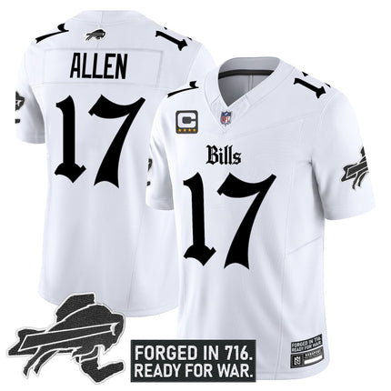 Men's Buffalo Bills 'Gothic Cold Front Edition' Vapor Limited Jersey - All Stitched