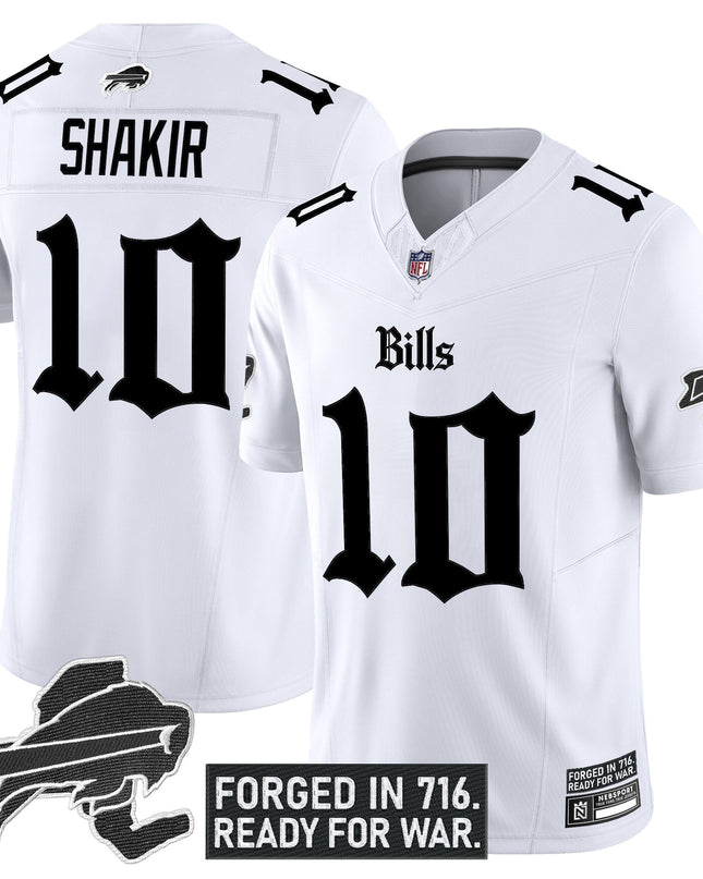 Men's Buffalo Bills 'Gothic Cold Front Edition' Vapor Limited Jersey - All Stitched
