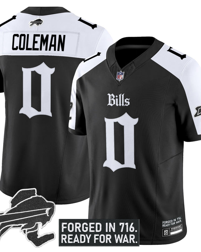 Men's Buffalo Bills 'Gothic Cold Front Edition' Vapor Limited Jersey - All Stitched