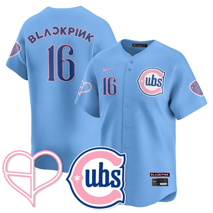 Chicago Cubs BLΛƆKPIИK 2025 Limited Custom Jersey - All Stitched