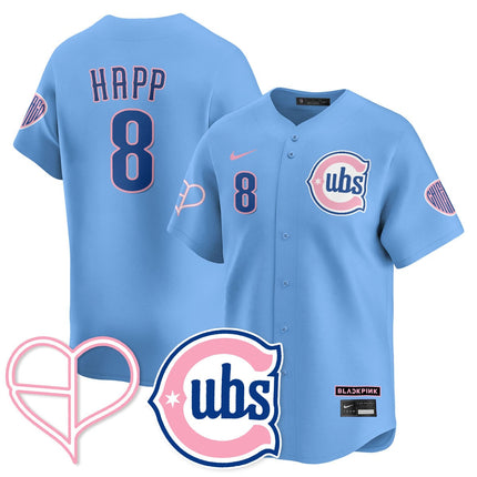 Chicago Cubs BLΛƆKPIИK 2025 Limited Custom Jersey - All Stitched