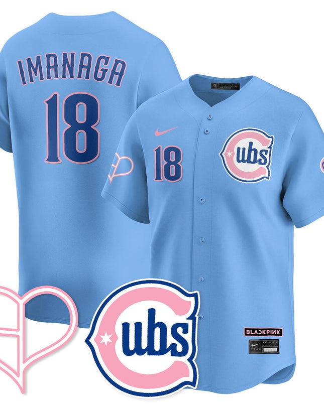 Chicago Cubs BLΛƆKPIИK 2025 Limited Custom Jersey - All Stitched