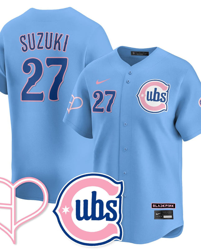 Chicago Cubs BLΛƆKPIИK 2025 Limited Custom Jersey - All Stitched