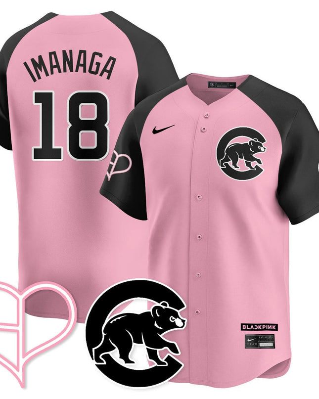 Chicago Cubs BLΛƆKPIИK 2025 Limited Custom Jersey - All Stitched