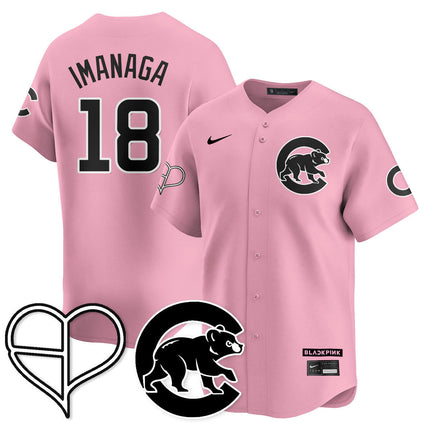 Chicago Cubs BLΛƆKPIИK 2025 Limited Custom Jersey - All Stitched