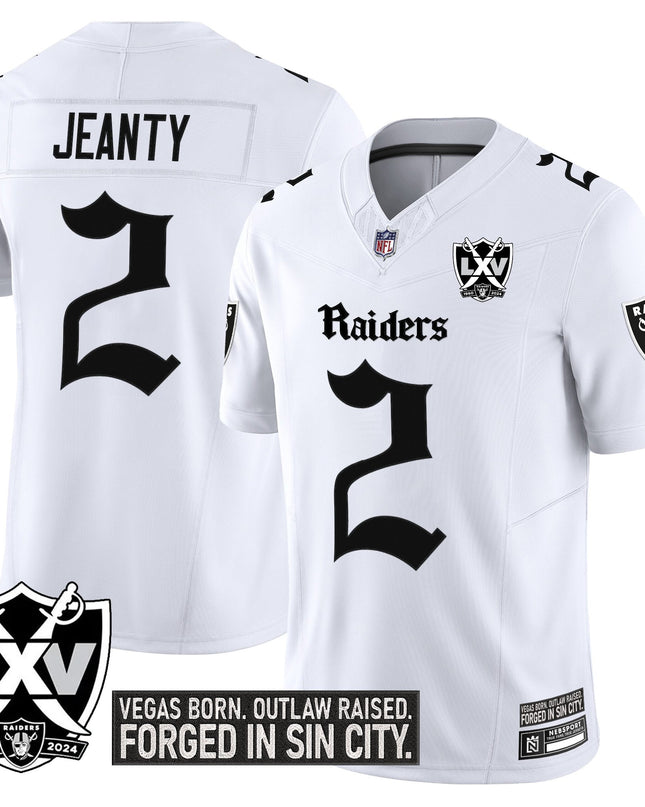 Men's Las Vegas Raiders 'Gothic Sin City Shadows Edition' Vapor Limited Jersey - All Stitched