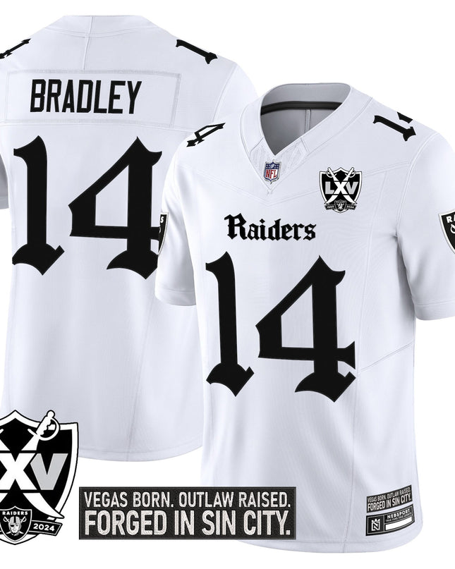 Men's Las Vegas Raiders 'Gothic Sin City Shadows Edition' Vapor Limited Jersey - All Stitched