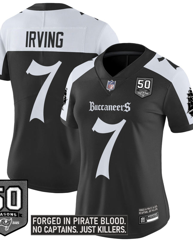 Women's Tampa Bay Buccaneers 'Gothic Pirate Shadows Edition' Vapor Limited Jersey - All Stitched