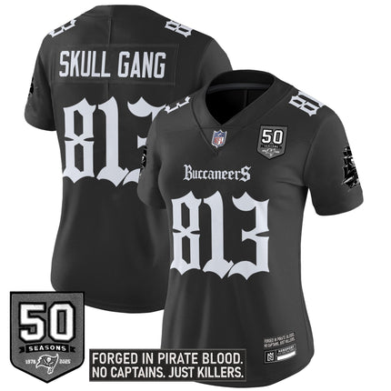 Women's Tampa Bay Buccaneers 'Gothic Pirate Shadows Edition' Vapor Limited Jersey - All Stitched