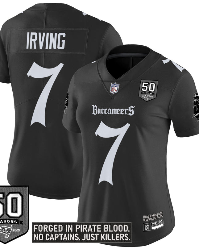 Women's Tampa Bay Buccaneers 'Gothic Pirate Shadows Edition' Vapor Limited Jersey - All Stitched