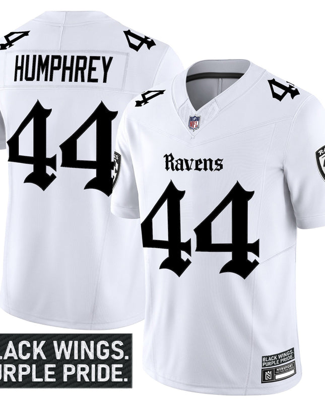 Men's Baltimore Ravens 'Gothic Nevermore Edition' Vapor Limited Jersey - All Stitched