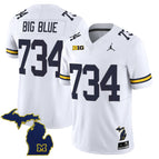 White / Big Blue 734 / S