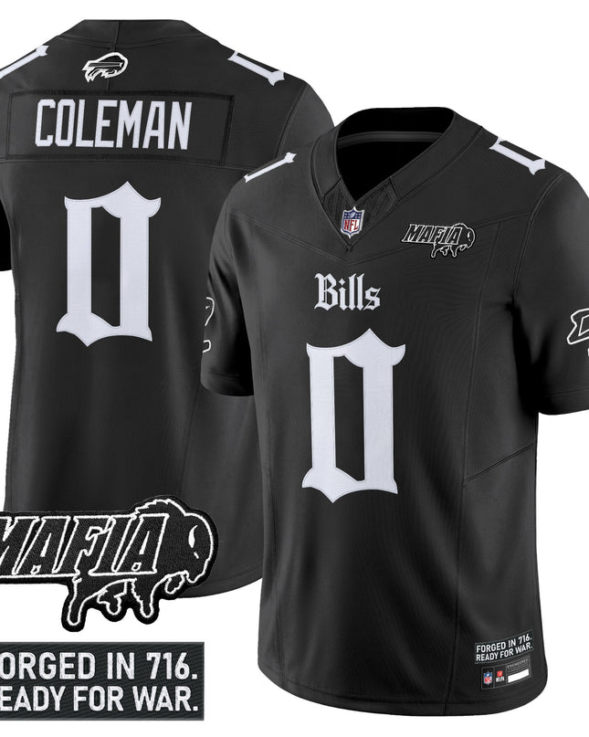 Men's Buffalo Bills 'Gothic Cold Front Edition' Vapor Limited Jersey V2 - All Stitched