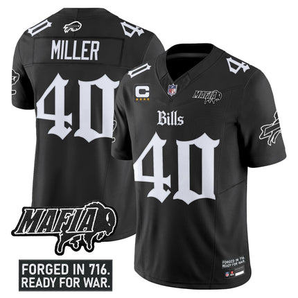 Men's Buffalo Bills 'Gothic Cold Front Edition' Vapor Limited Jersey V2 - All Stitched