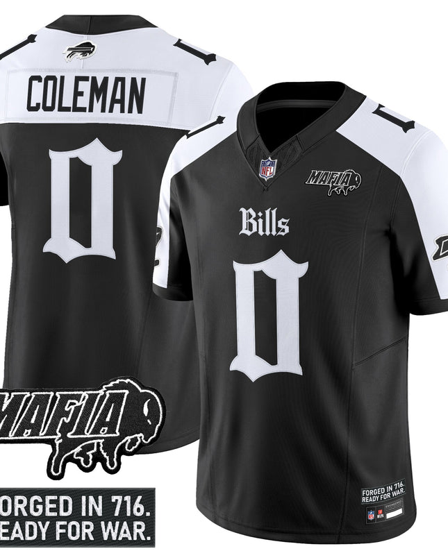 Men's Buffalo Bills 'Gothic Cold Front Edition' Vapor Limited Jersey V2 - All Stitched