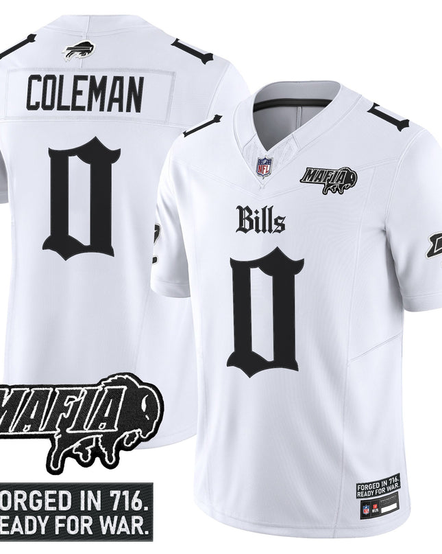 Men's Buffalo Bills 'Gothic Cold Front Edition' Vapor Limited Jersey V2 - All Stitched