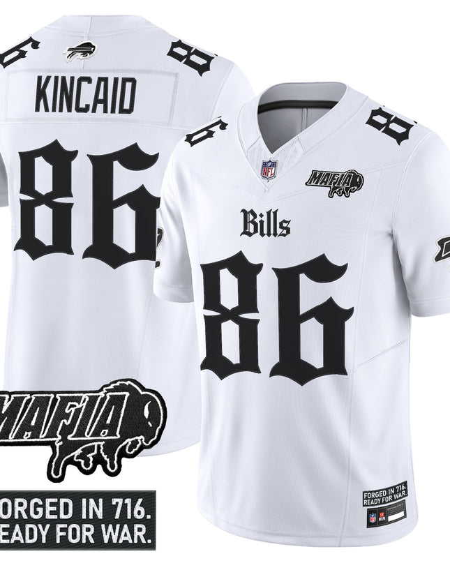 Men's Buffalo Bills 'Gothic Cold Front Edition' Vapor Limited Jersey V2 - All Stitched