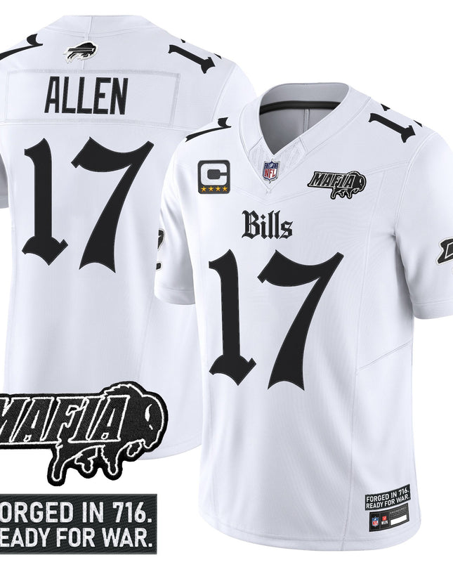 Men's Buffalo Bills 'Gothic Cold Front Edition' Vapor Limited Jersey V2 - All Stitched