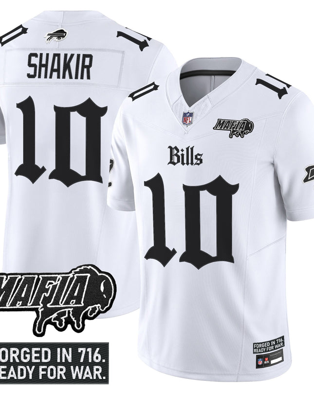 Men's Buffalo Bills 'Gothic Cold Front Edition' Vapor Limited Jersey V2 - All Stitched