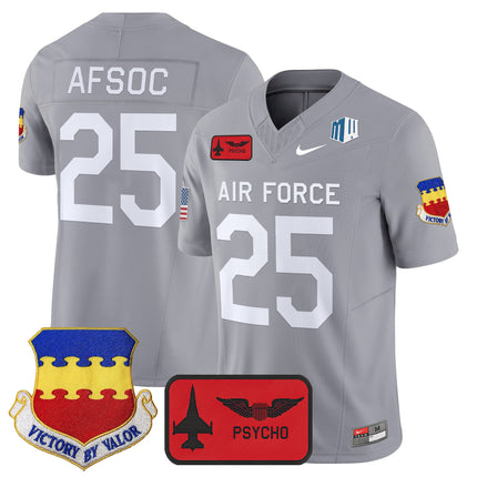 Men's Air Force Falcons 2025 'Air Power Legacy Series' Vapor Limited Jersey - All Stitched