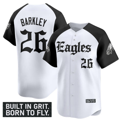 Men's Philadelphia Eagles 'Gothic Philly Edition' Vapor Baseball Jersey - All Stitched