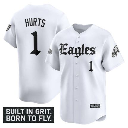 Men's Philadelphia Eagles 'Gothic Philly Edition' Vapor Baseball Jersey - All Stitched