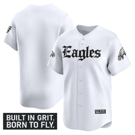 Men's Philadelphia Eagles 'Gothic Philly Edition' Vapor Baseball Jersey - All Stitched