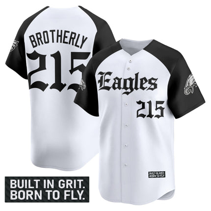 Men's Philadelphia Eagles 'Gothic Philly Edition' Vapor Baseball Jersey - All Stitched