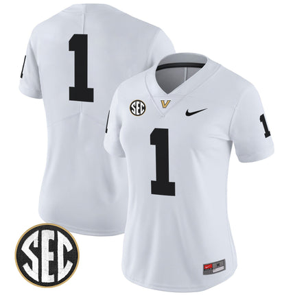 Women's Vanderbilt Commodores 2025 Vapor Limited Jersey - All Stitched
