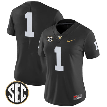Women's Vanderbilt Commodores 2025 Vapor Limited Jersey - All Stitched