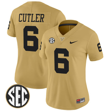 Women's Vanderbilt Commodores 2025 Vapor Limited Jersey - All Stitched