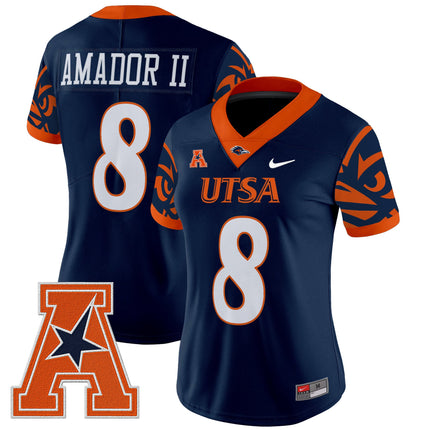 Women's UTSA Roadrunners 2025 Vapor Limited Jersey V2 - All Stitched