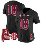 Black / #18 Crimson / S