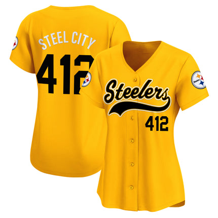 Women's Pittsburgh Steelers 2025 Vapor Baseball Jersey - All Stitched
