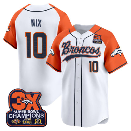 Men's Denver Broncos 2025 Vapor Baseball Jersey - All Stitched