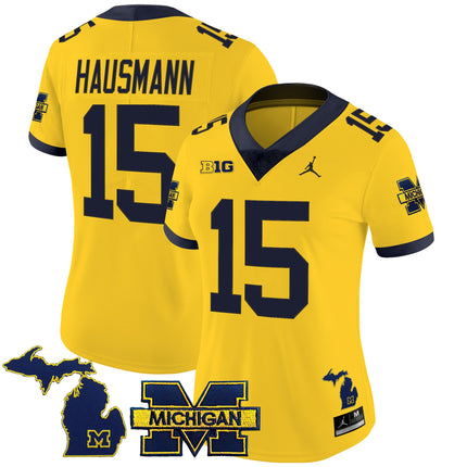 Women's Michigan Wolverines 2025 Vapor Limited Jersey - All Stitched