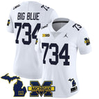 White / Big Blue 734 / S