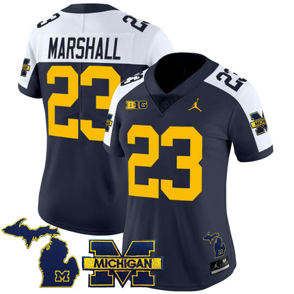 Women's Michigan Wolverines 2025 Vapor Limited Jersey - All Stitched