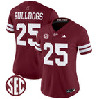Maroon / #25 Bulldogs / S